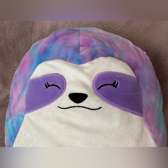 Kellytoy Squishmallow Justice Exclusive Sadie the Sloth Big Plush Toy Pillow 16” - Picture 2 of 13